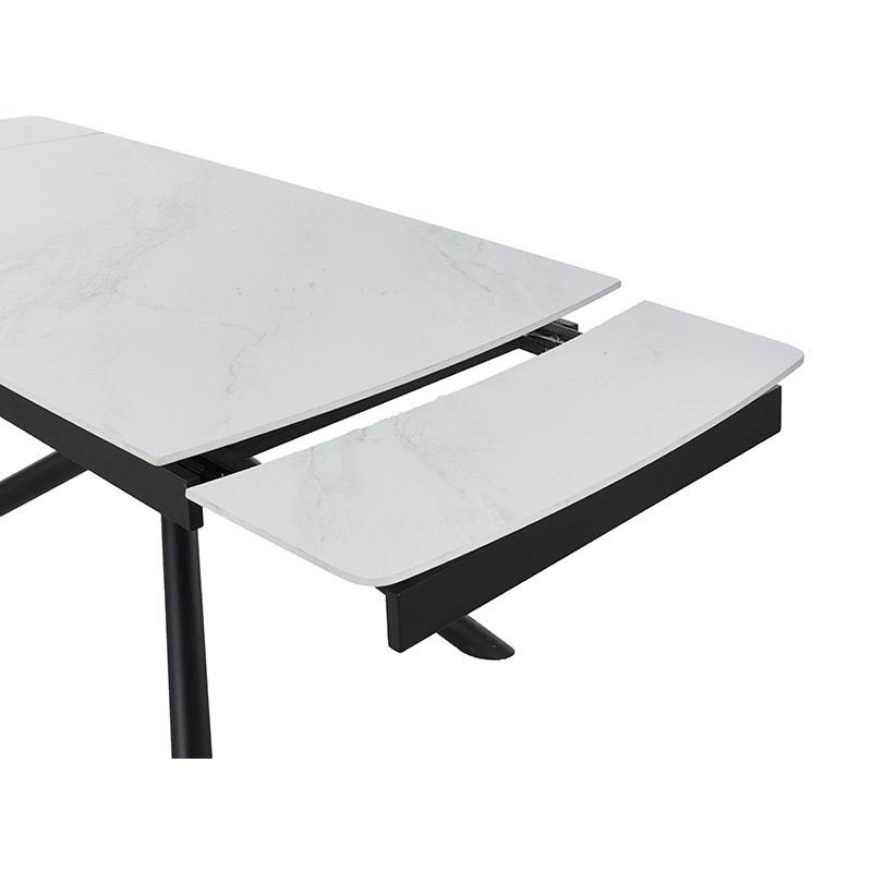 rectangular marble dining table